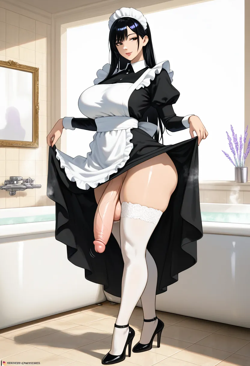 我高大的可爱巨乳女仆怎么会是扶她