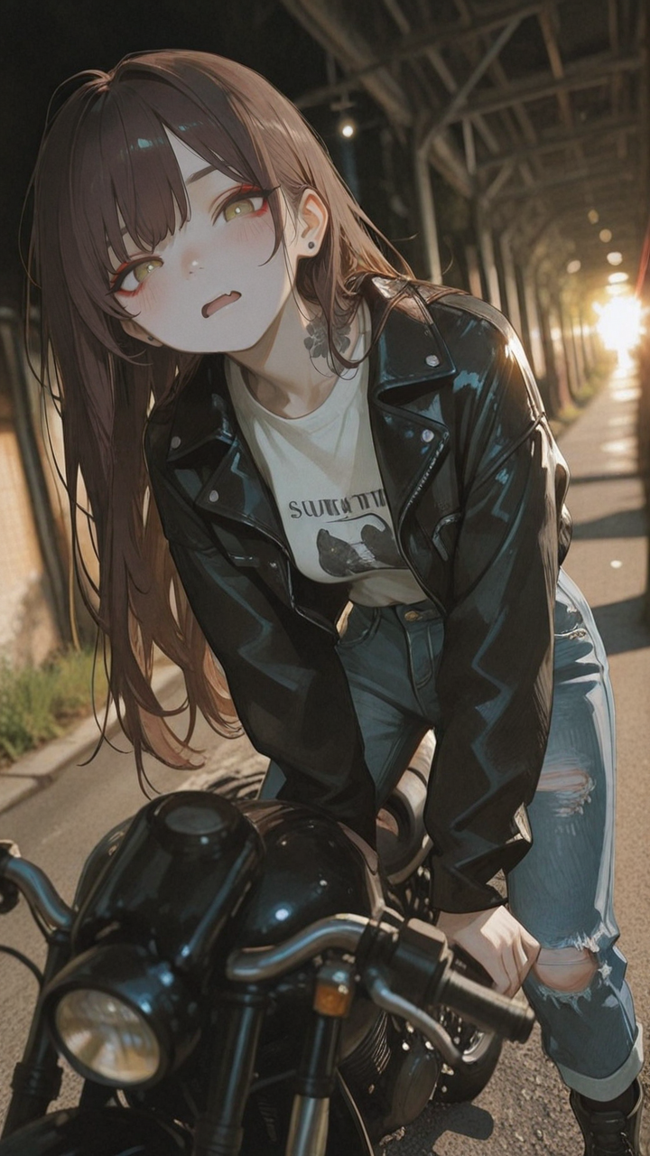 「小野田」飙车比赛输给你的机车少女