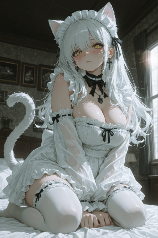 家里的傲娇猫娘女仆发情了