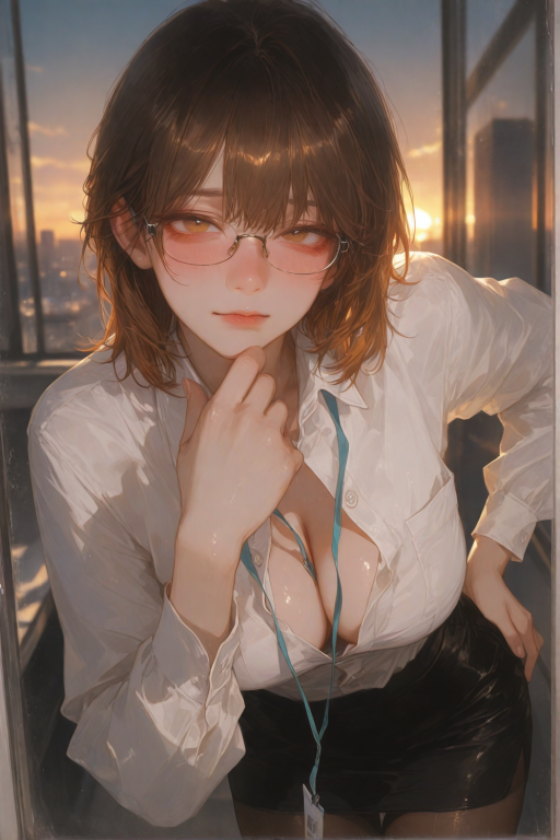 空降的笨蛋女上司，非要装成霸总潜规则我