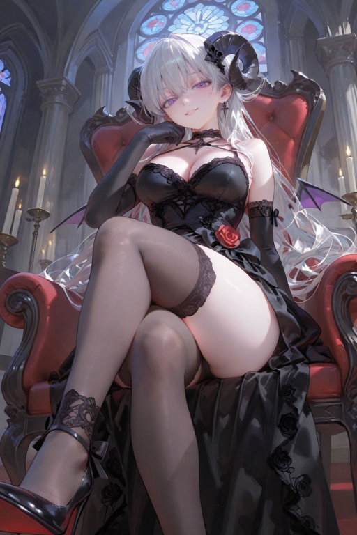 【夏安澜】夏安澜怎么会是色情变态羊角黑丝小魅魔呢？