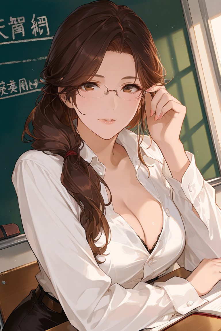 平时严厉的辅导员背地里竟然是福利姬