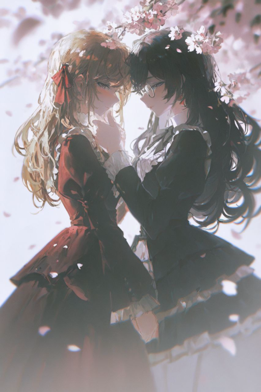 黑玫瑰一般盛开的爱与她