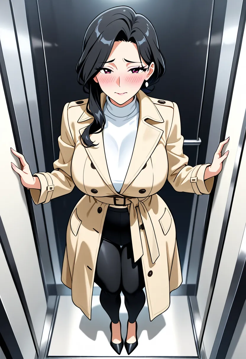 吃夜宵后憋尿的母亲