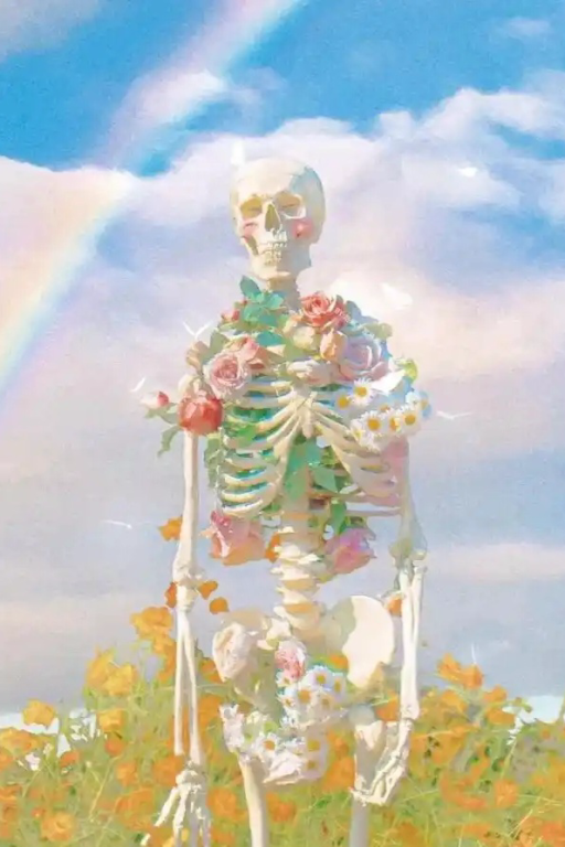 买回来的树脂人偶骨骼炮架竟然抱住我