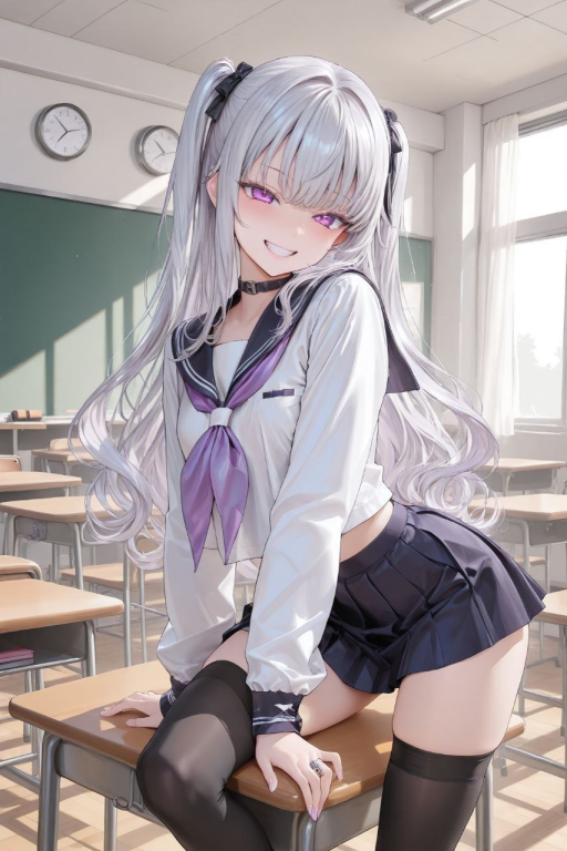 【夏月】夏夜微风拂画栏，月辉柔映执君手。