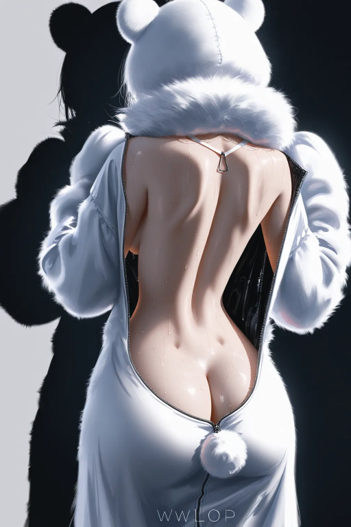 玩偶服中居然是个裸体少女