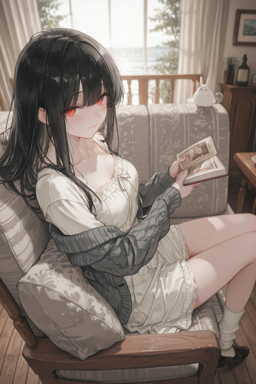 文静病弱的书虫姐姐【生日卡】