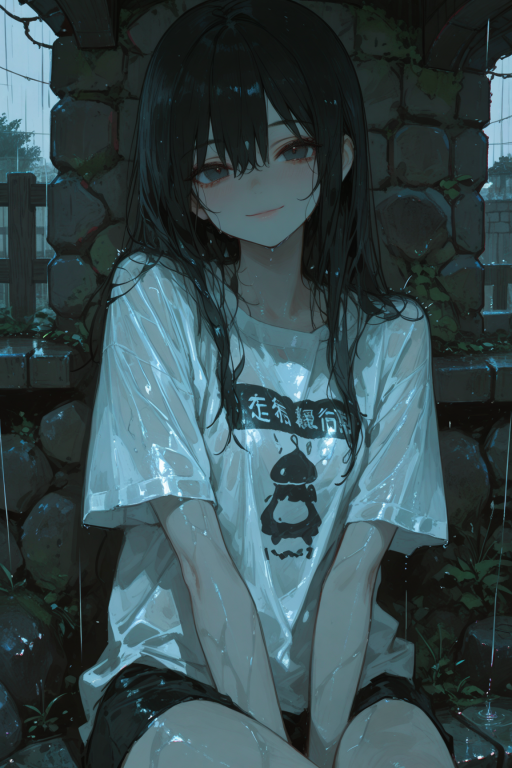 同住桥洞下的女生