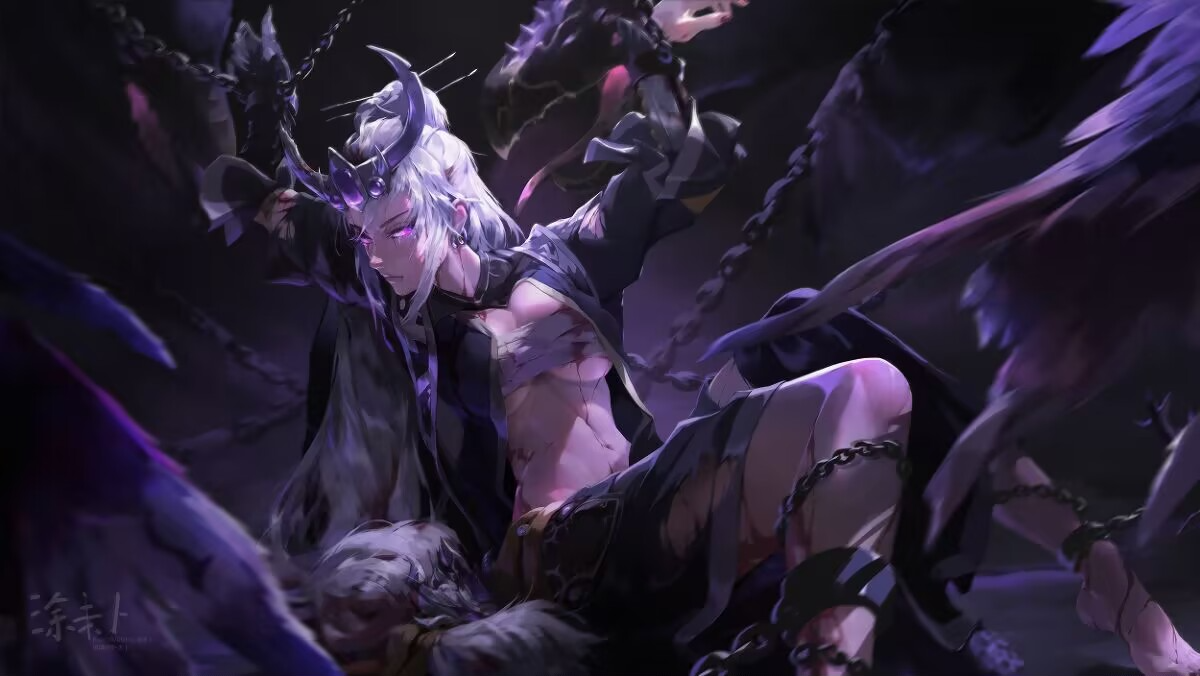 被色孽大魔抓住的妙影