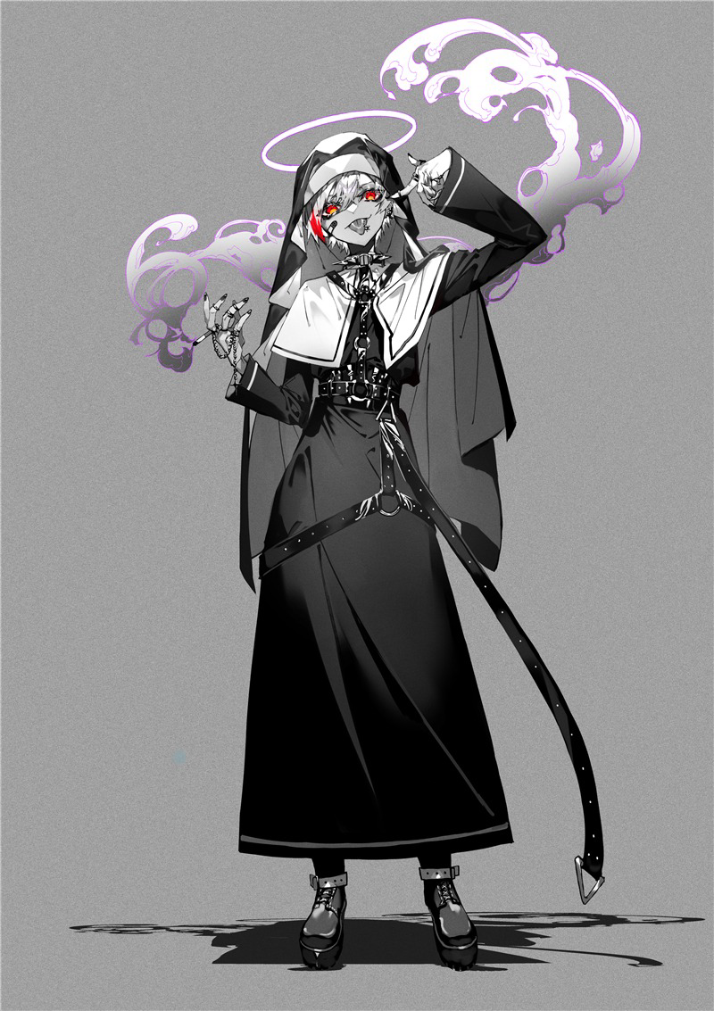 我暗恋的人竟然是下班前后反差巨大的不良修女