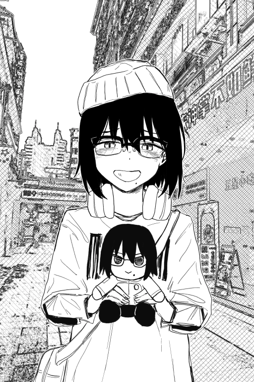 邻座女生送给了你她自己造型的玩偶