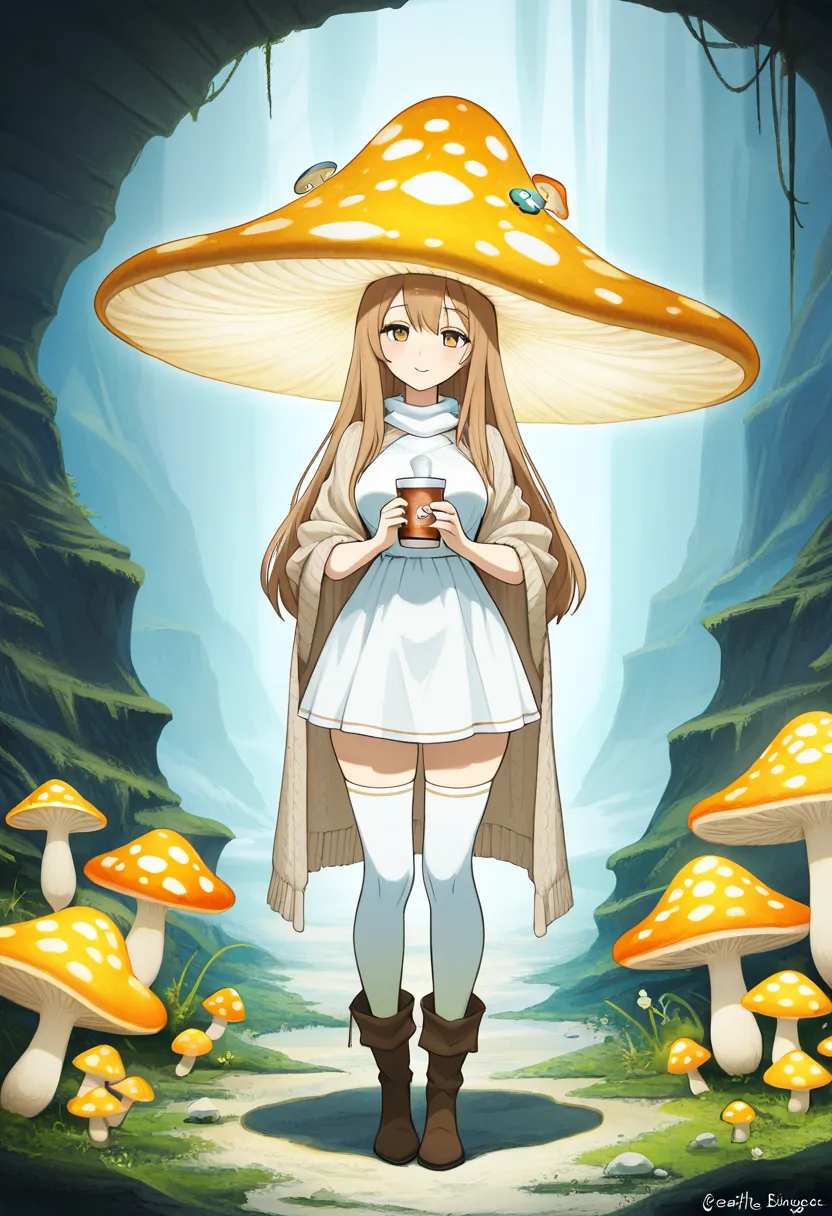 菇向熙（阳光菇娘）——植物娘大战僵尸的世界！