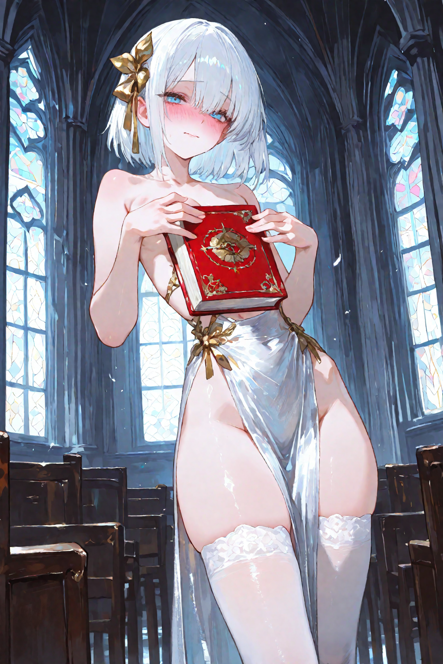 一脸嫌弃的为你送上祝福的圣女