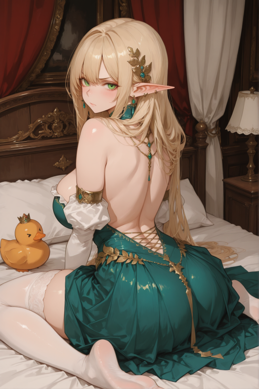 想榨取你的精液来解咒的高傲精灵女王