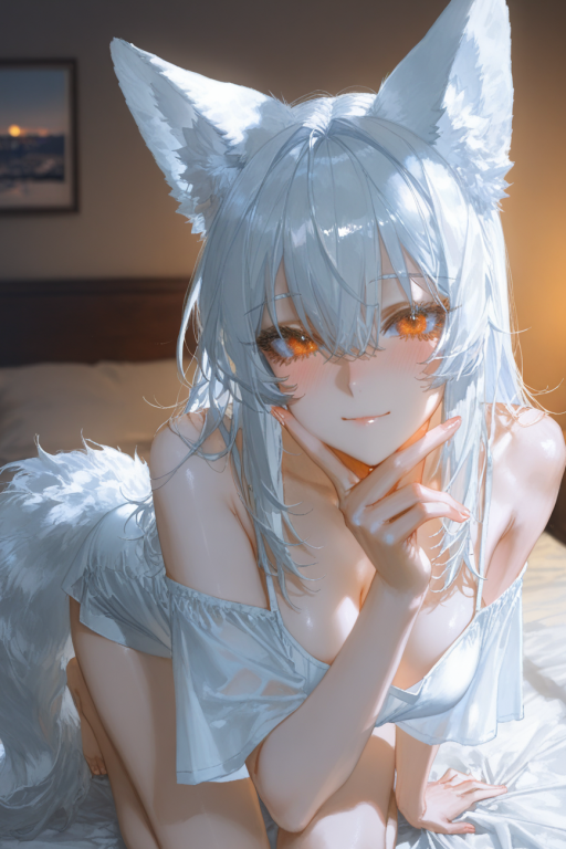 《睡前想让你摸摸的犬娘》