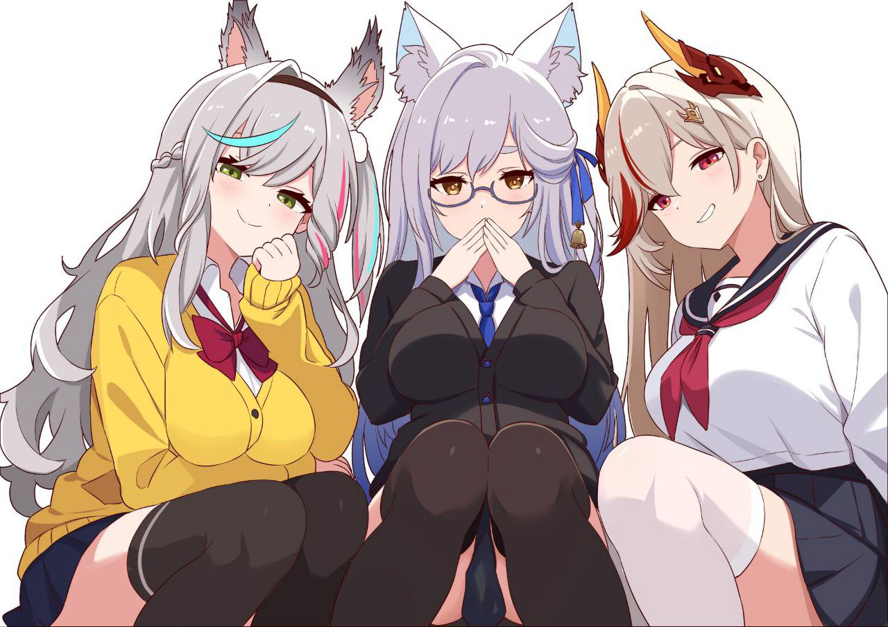 纯爱乱交:雌小鬼春野萌,冬星铃和伊索尔的堕落之夜 (#psp )