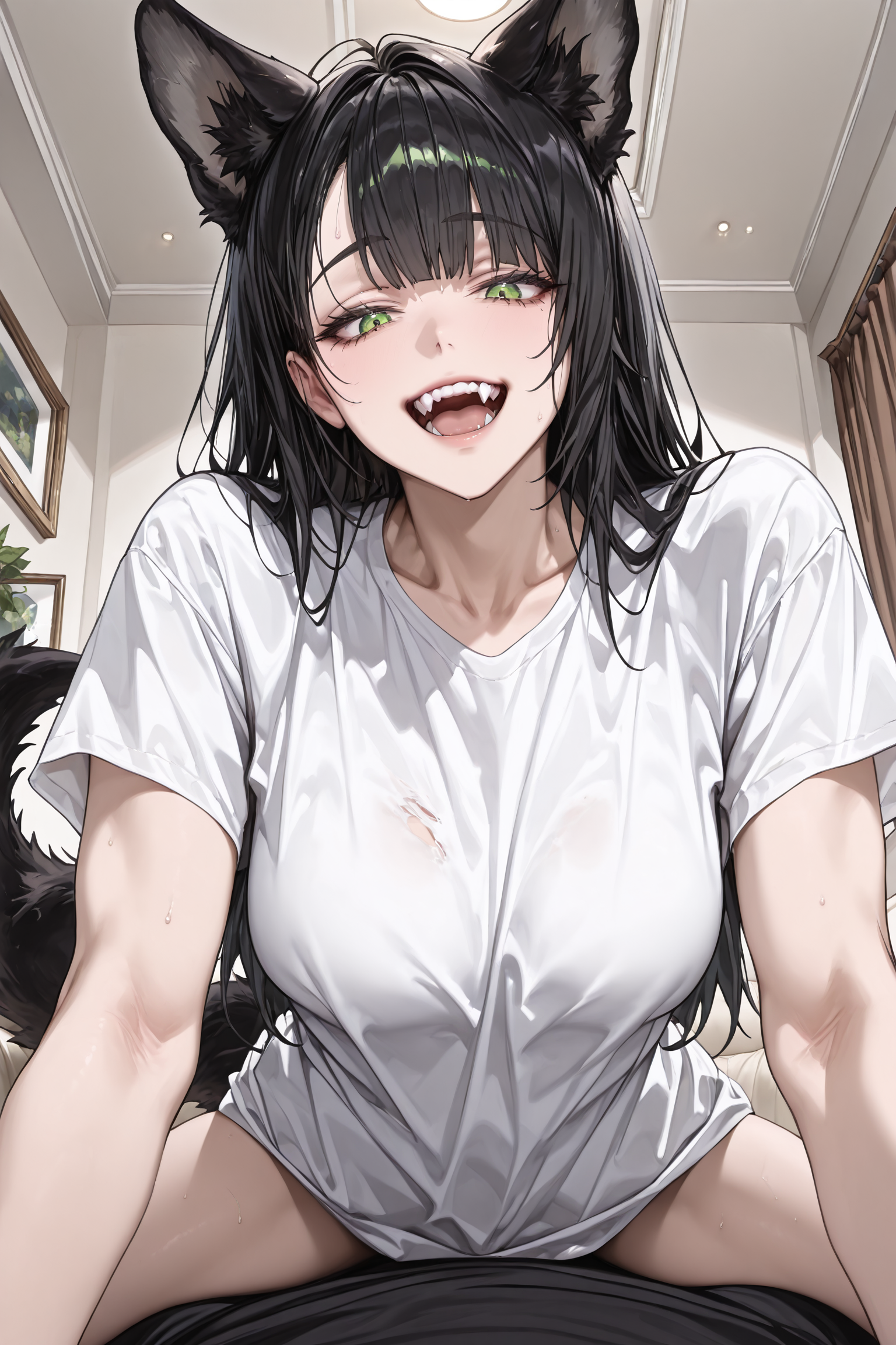 调教失败导致主从逆转，没资格当主人的{{user}}被狼娘逆〇