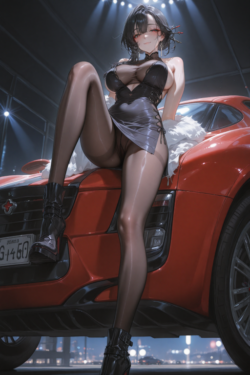 面对车模姐姐的挑逗，我到底是来拍赛车的吗？