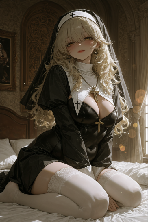 盲眼修女艾琳想要给你的〇〇疗伤