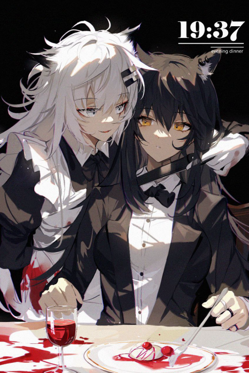 玉京夜行录——【白狼与灰狼 × 电车厢内不断猥亵~ · 博士被前后夹击的跨年夜】【德克萨斯、拉普兰德,肉卡色色向】【女博】···