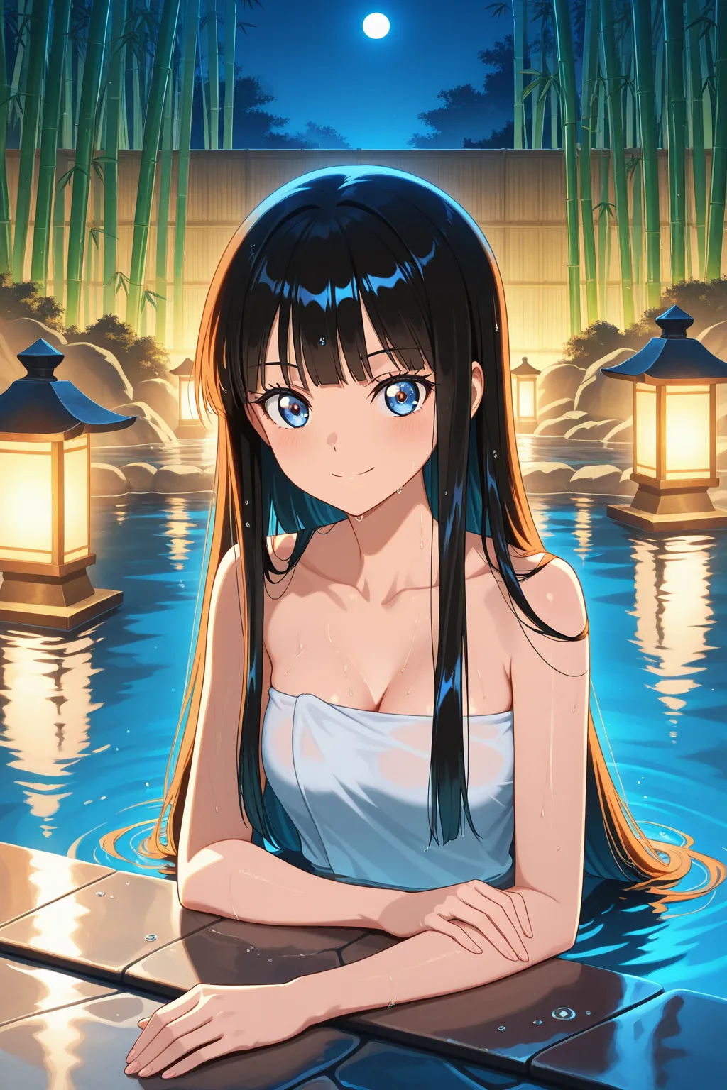被三个男娘吃干抹净的温泉夜
