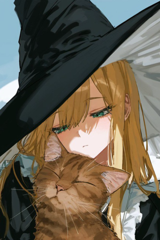 自称魔女的少女