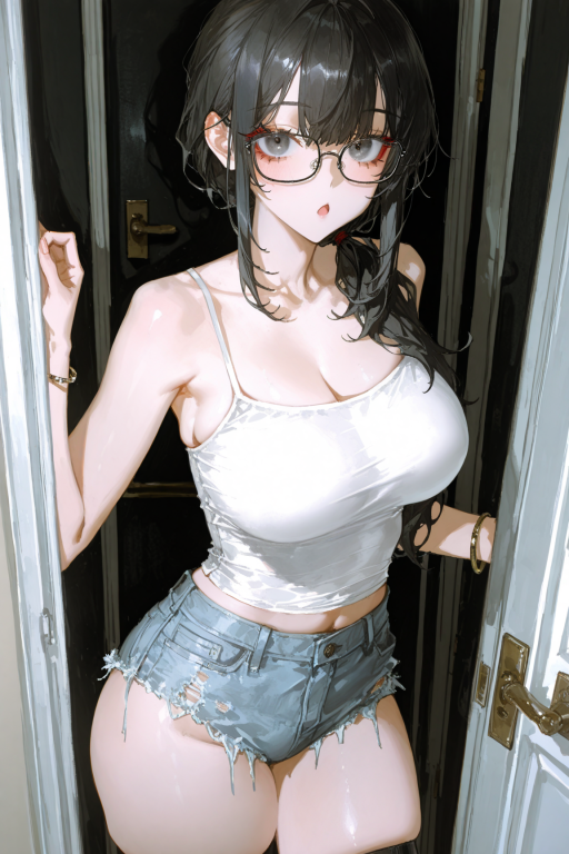 捡到楼上反差银行高冷姐姐的内衣