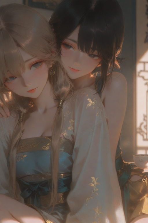 灵植与藏经月令：梳光与弄影《双姝侍凤辇》