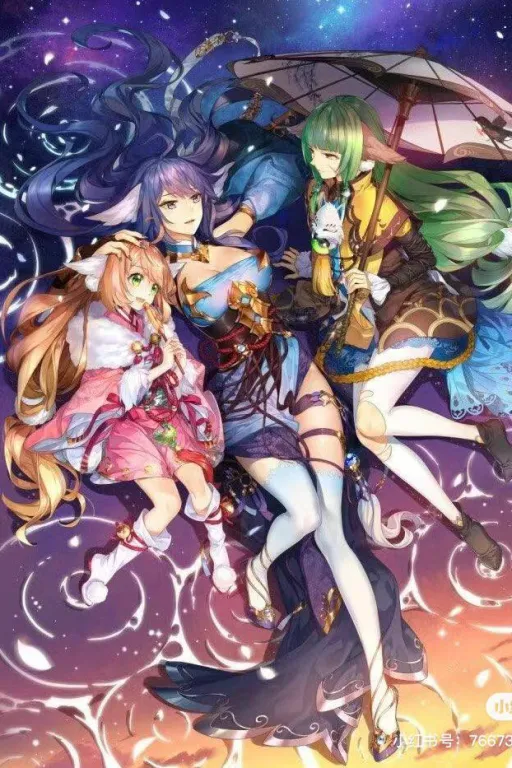 定制【同人】涂山三姐妹·雷神卡