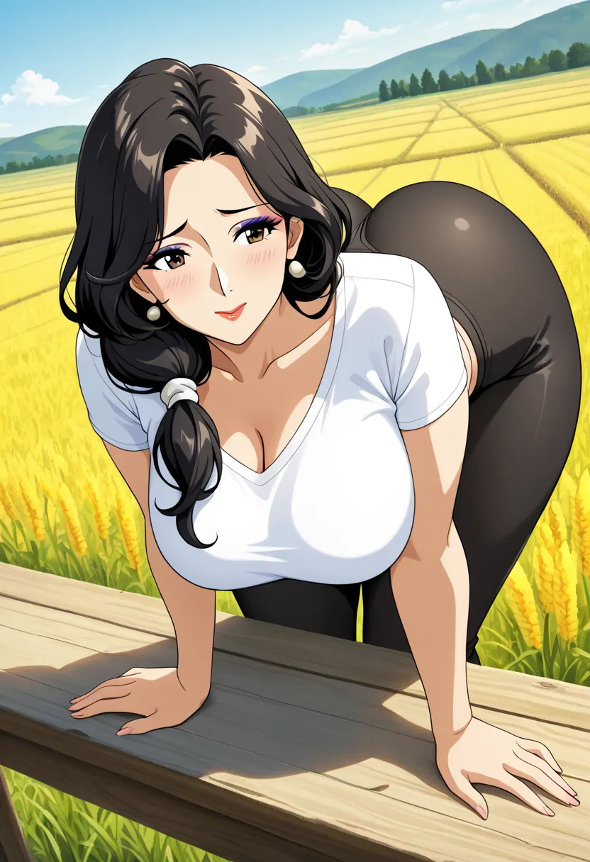 稻田里的河南妇女