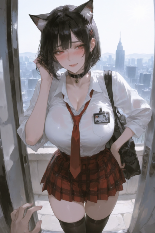 [林晓悦]  前妻的妹妹竟然穿着猫耳JK装，出现在我家门口