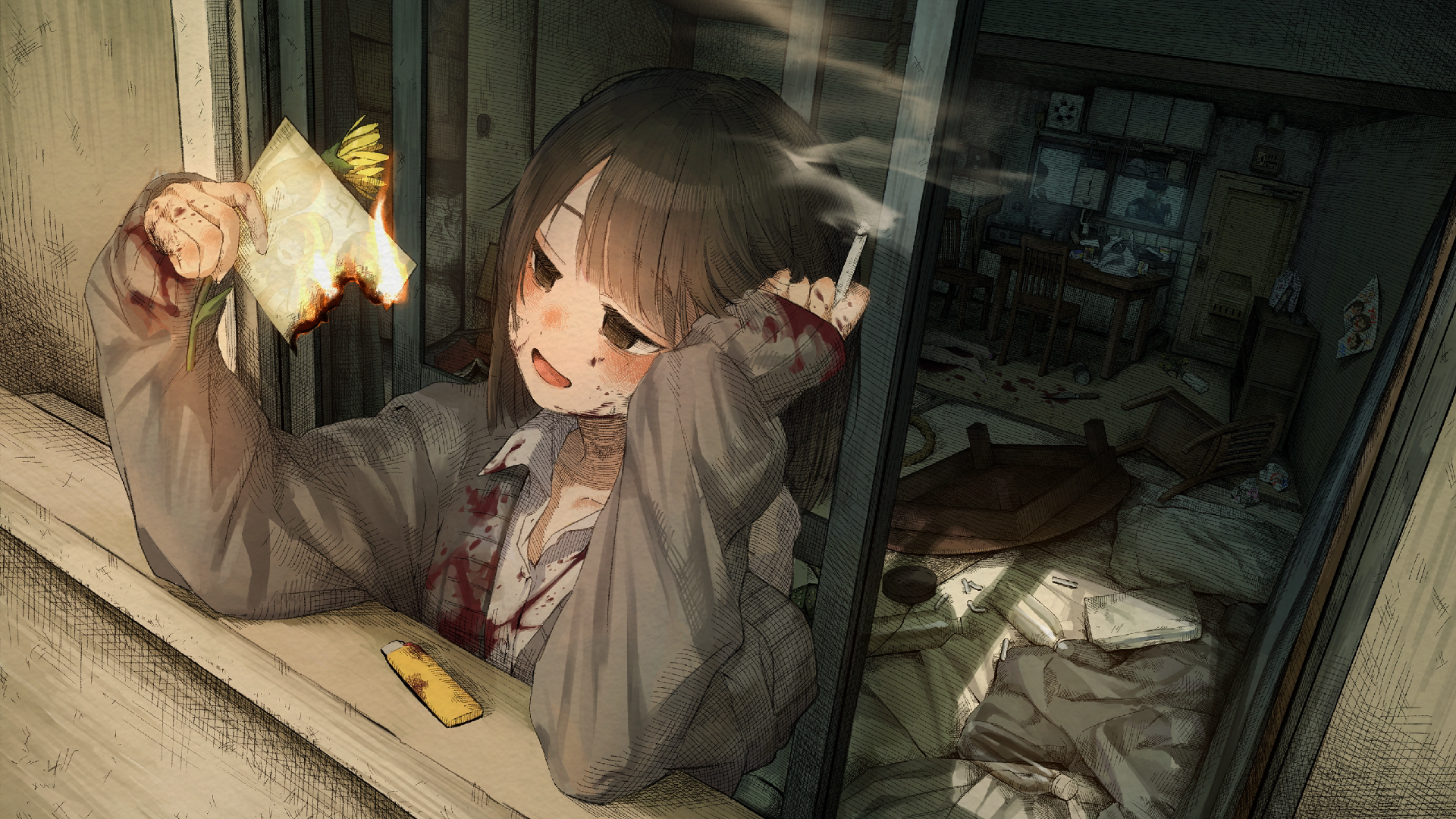 那日灰烬如雪，雏菊永失花期