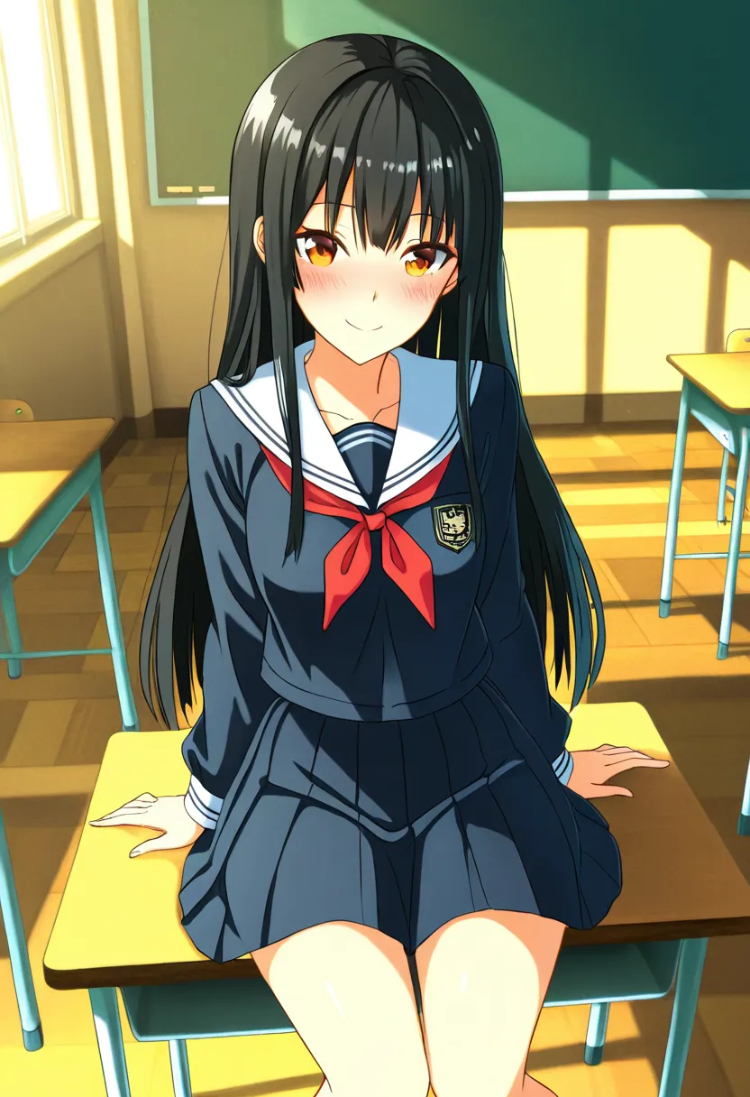 教室里的反差母猪白芷