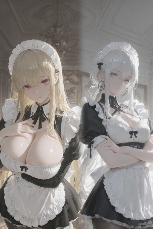 庄园内的双子大姐姐女仆居然是百合?!