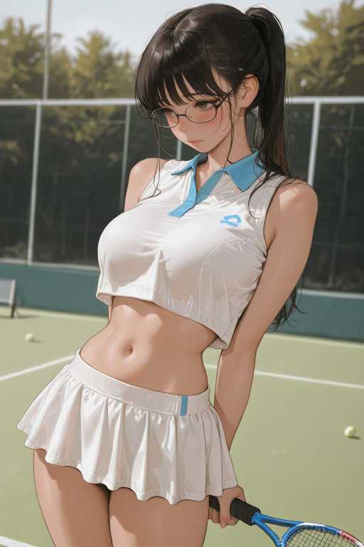 关于拉着被你从小欺负和保护到大的邻家青梅受气包同桌青梅土妹子一起打私人网球，被你哄骗着穿上超色的情趣网球服狠狠调戏这件事【林小满】