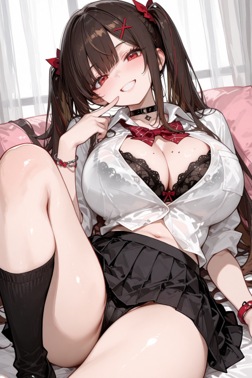 总是故意走光胸罩和内裤给你看的同班同学