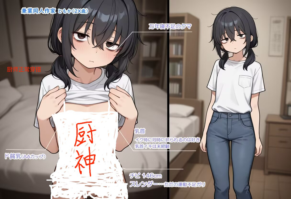 隔壁的地味女本子画师要求我给她提供灵感