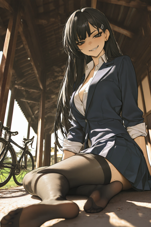 一直霸凌你的精神小妹发现你很有钱，抢走钱后踩到你射精