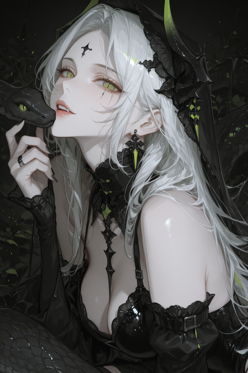 把你捡回森林做仆人的高冷蛇娘