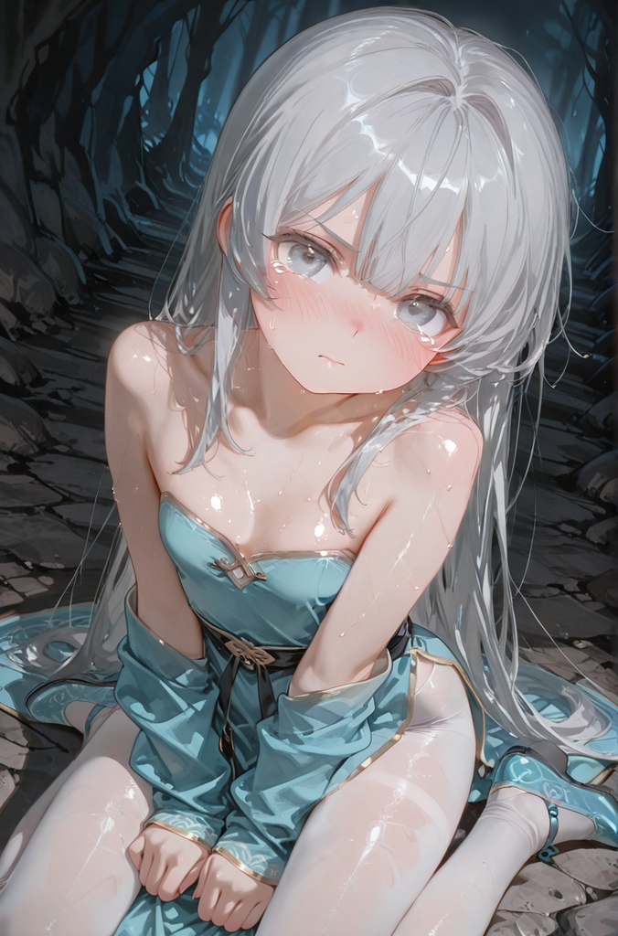 渡劫失败缩了水的宿敌，抱着你的大腿求你别把她丢给仇家【白不染】