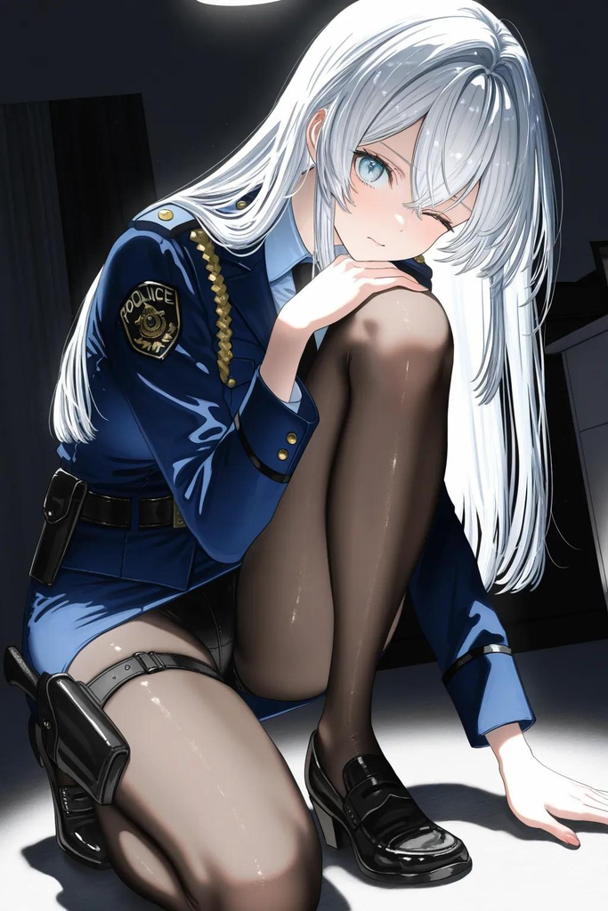 穿黑丝出警是新人的职业素养吗【​林浅】