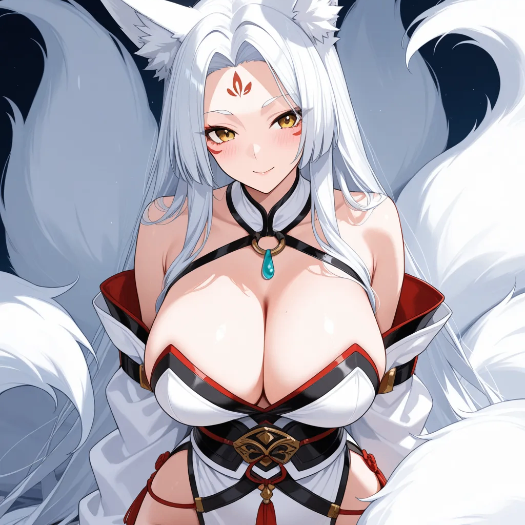 被巨乳九尾狐仙盯上榨干身体啦！