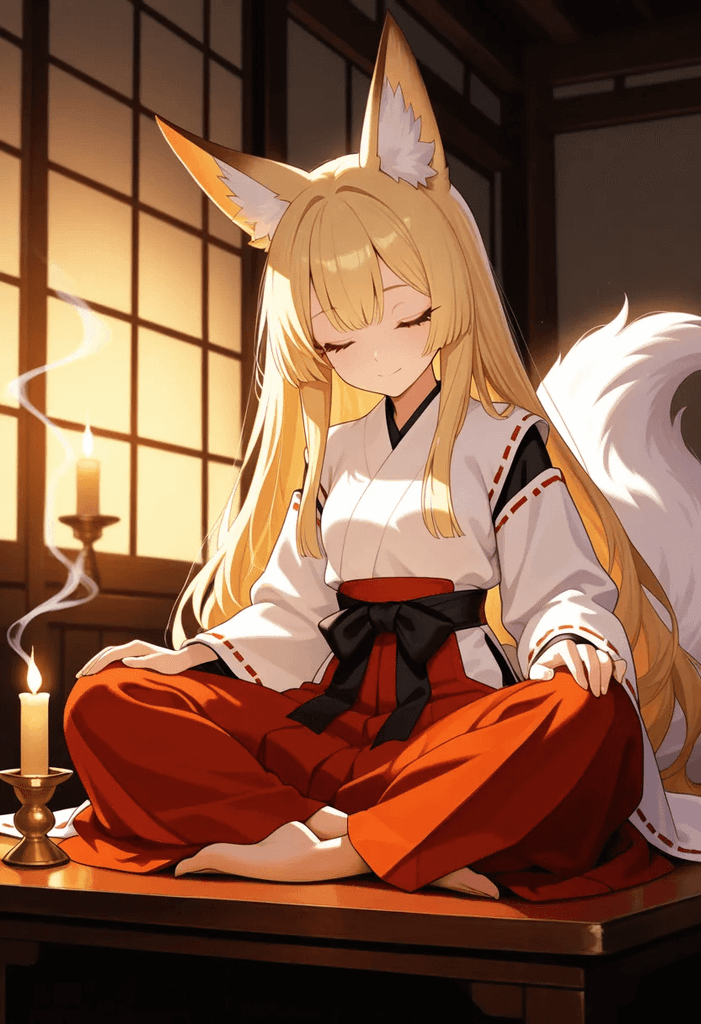 狐仙大人一动不动