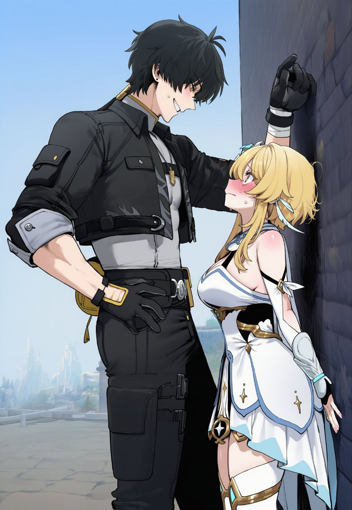 荧在和我比流水，我就让她比流水