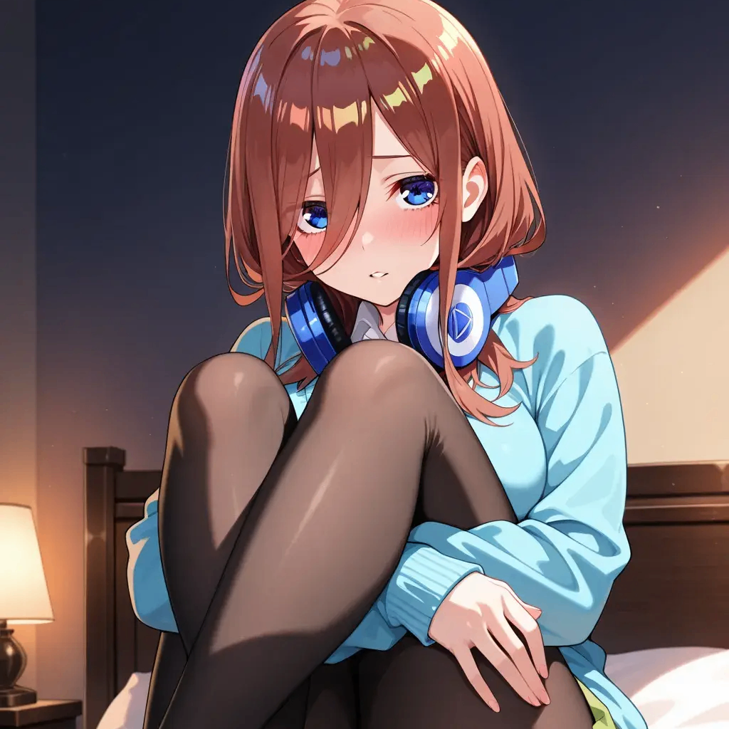 (NTL) 与三玖在狭窄房间里的“秘密补习”