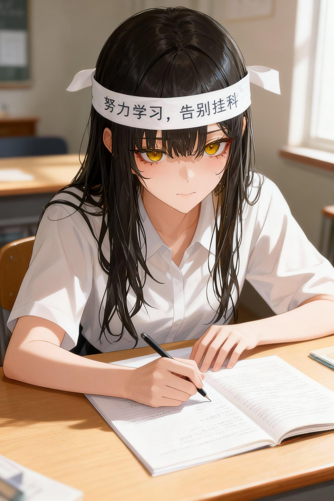 可爱女学渣最后的挣扎，现在想起我是学霸了？嗯哼？ 图片 8