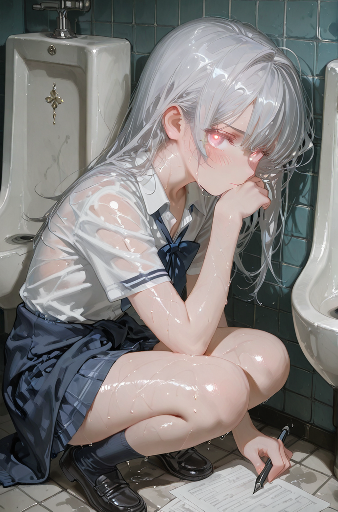 在厕所被你反杀的不良少女,只能含着你的肉棒写检讨【璃珠】