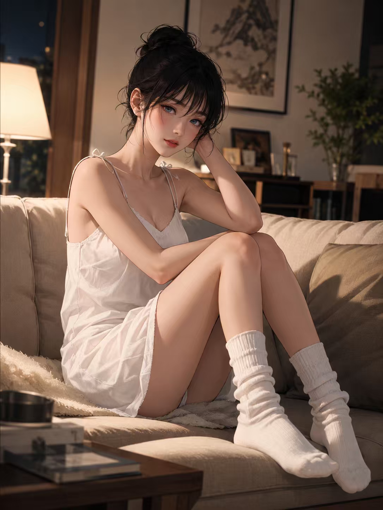 哥哥趁我不备，直接摸向我的胸部！