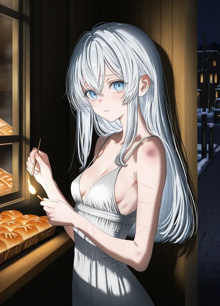 在平安夜卖火柴的少女【希尔维亚】